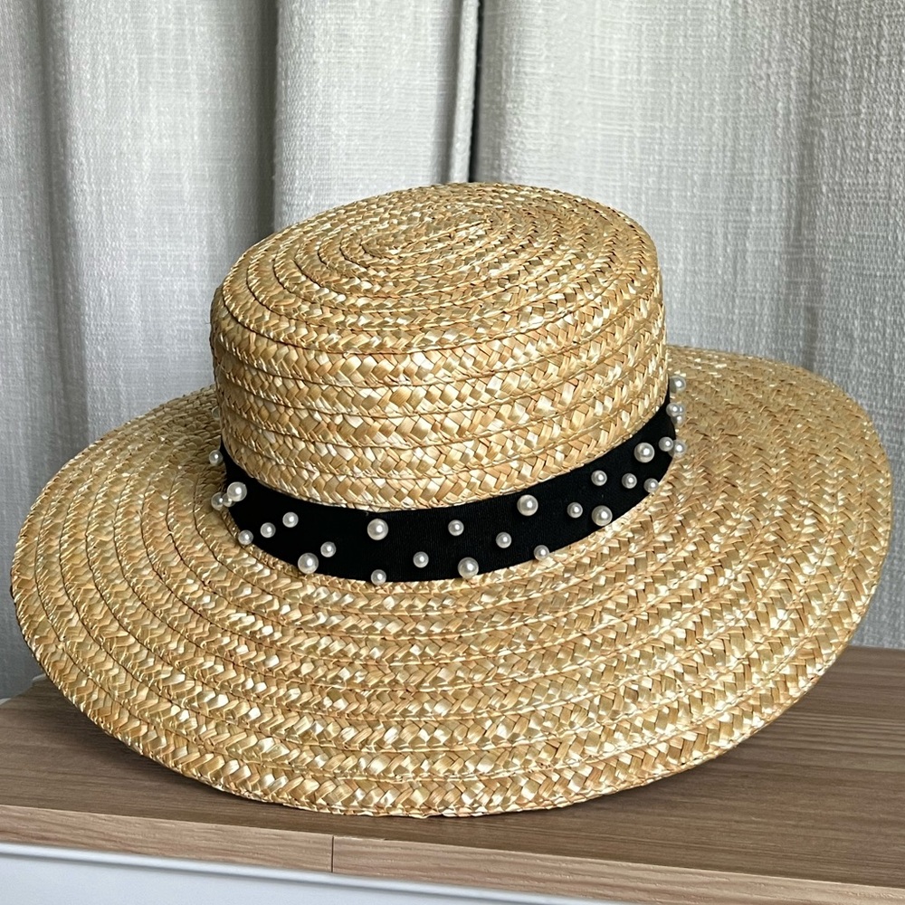 BCBG Straw Hat